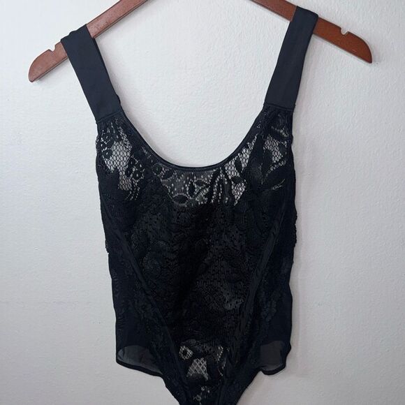 Free People Off Beat Bodysuit Black Size XS - Picture 7 of 9